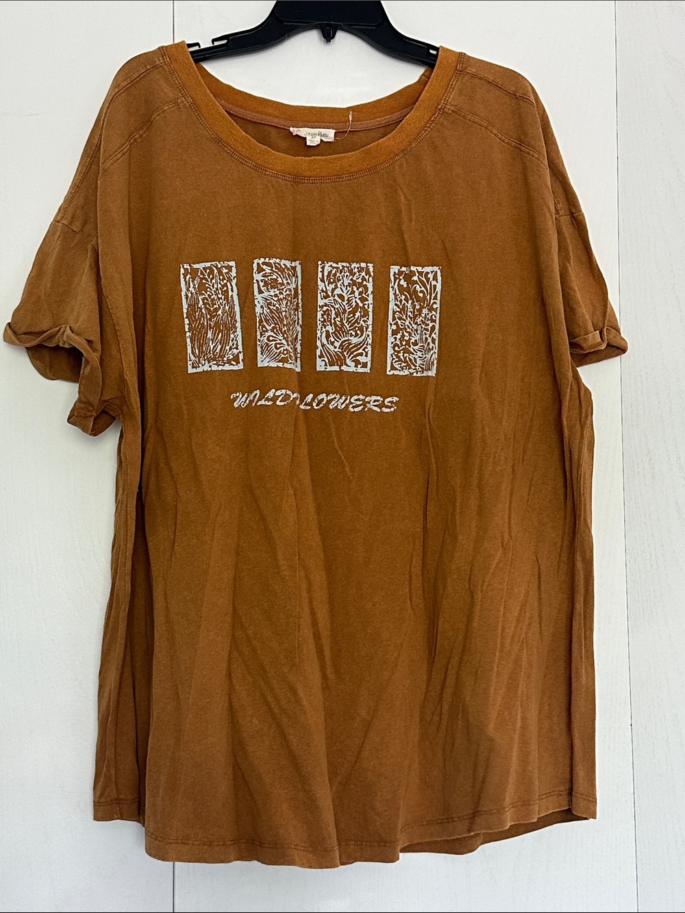 Cotton Bleu Wildflowers Tee